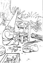 coloring page David the Gnome